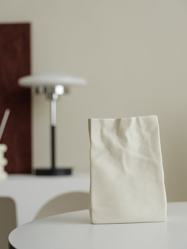 Crink Paper Bag Vase